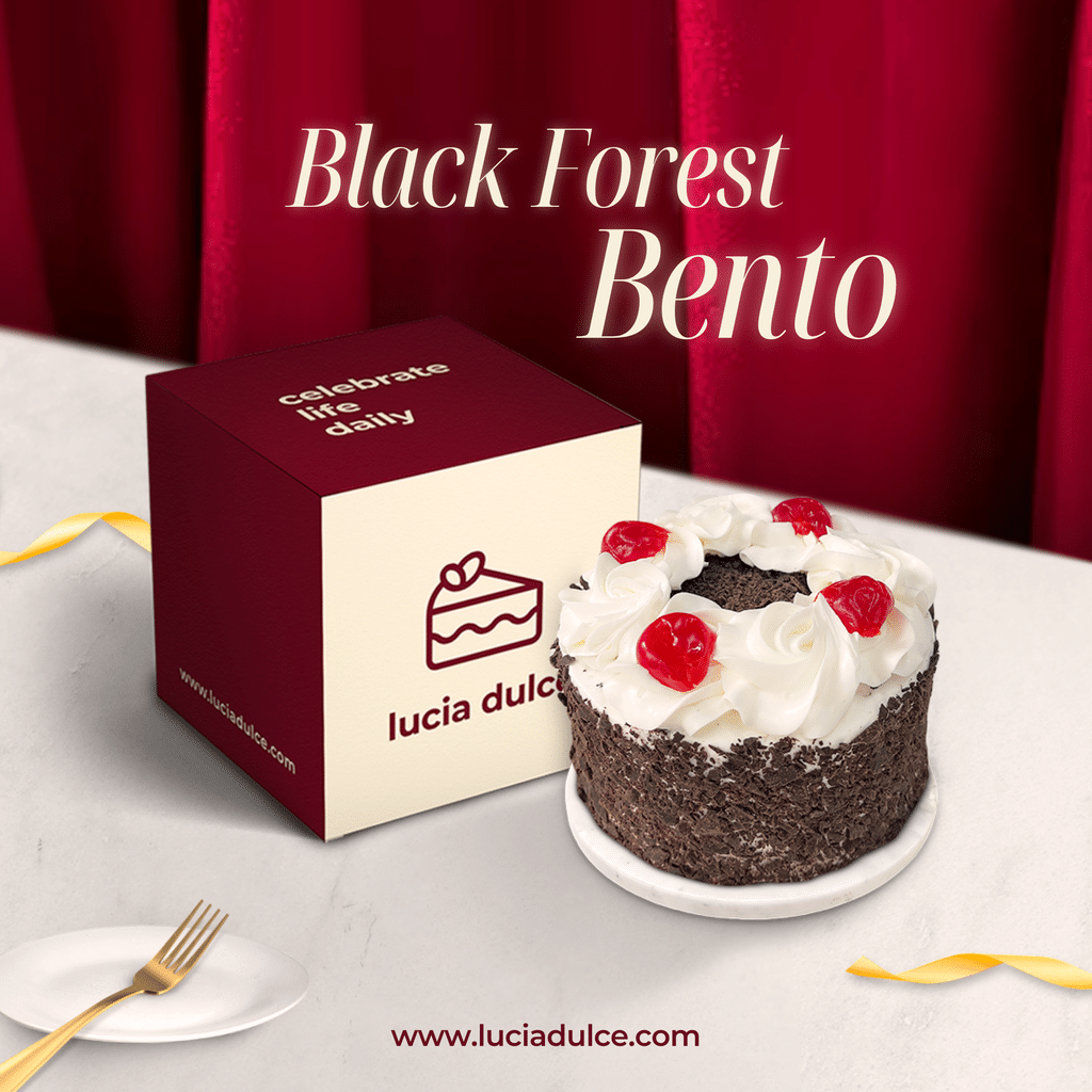 Lucia Dulce Black Forest Bento Cake
