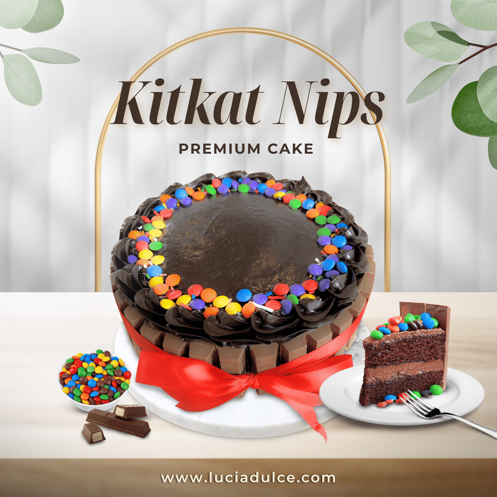 Lucia Dulce KitKat Nips Premium Cake