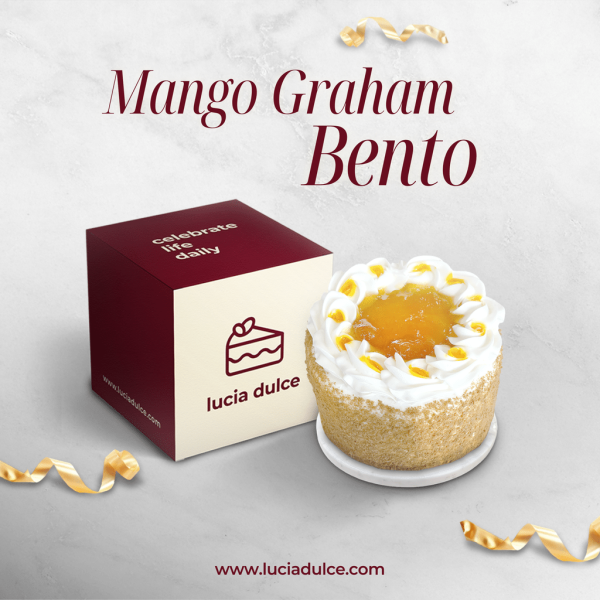 Lucia Dulce Mango Graham Bento Cake