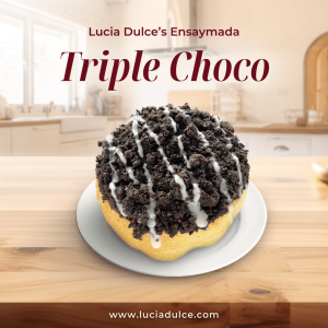 Lucia Dulce Triple Choco Ensaymada